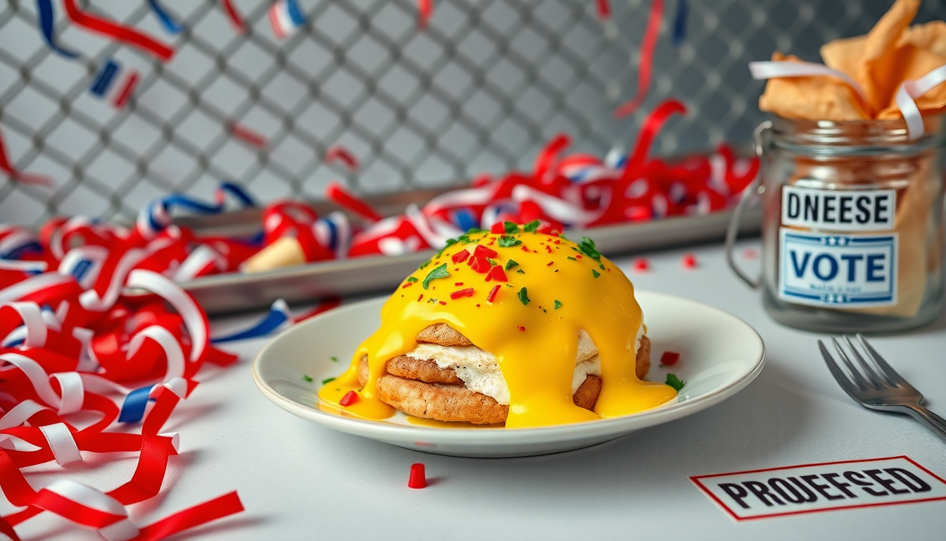 Golden Escalator Eggs Benedict